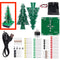 Colorful LED RGB Flashing Christmas Tree DIY Kits - Electronics 3D Xmas Tree Module for Practice Learning