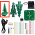 Colorful LED RGB Flashing Christmas Tree DIY Kits - Electronics 3D Xmas Tree Module for Practice Learning