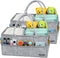 Feagar Baby Diaper Caddy Organizer, 15 Inch Large 2 Pack Set with