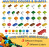 240 Piece Large Building Blocks for Toddlers 3 and Up, Classic Building Bricks Set Compatible with Duplos and Most