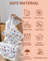3 Pack, Clothes(Giraffe,Cactus),3LN39-B babygoal Animal Wet Dry Bags Waterproof Travel Bags for Swimsuits, Beach, Pool