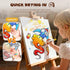 18 120 JUPITEARTH Colors Rocket Tempera Paint Sticks with PDF Coloring Pages, Quick Drying, Non-Toxic and Washable