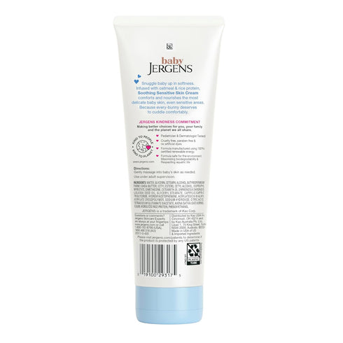 8 Oz Jergens Baby Soothing Sensitive Skin Cream, Cream for Infant Dry Skin, Baby Cream for Dry Skin