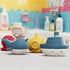 8Pcs Set MarcZero Ocean Silicone Bath Toys for Toddlers Kids Babies,Bathtub Water Toys,Soft Squeezable Easy-Grip Pool