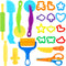 Dough Tools 21pcs Dough Tools Play for Kids Clay Accessories with Rolling