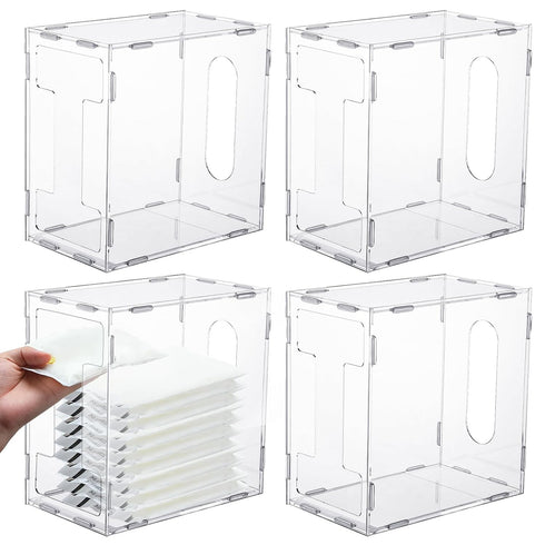 Domensi 4 Pcs Breast Milk Storage Tower Freezer Storage Organizer for Milk
