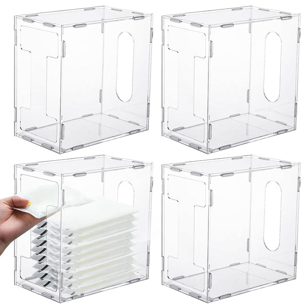 Domensi 4 Pcs Breast Milk Storage Tower Freezer Storage Organizer for Milk