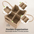 KeaBabies Taupe Diaper Caddy Organizer - Portable Baby Organizer for Nursery, Car Storage, and Gift Basket