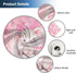 Yilinata 82 84 Watercolor Elephant Window Curtains for Kids Boys Girls Pink Twinkle Star Baby Living Room Bedroom