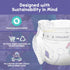 Cozycove 2 (9-18 lbs) 40 Count, Snooze 1 40 Size S Diapers, Totally Chlorine Free, Skin-Friendly Material | On Slim