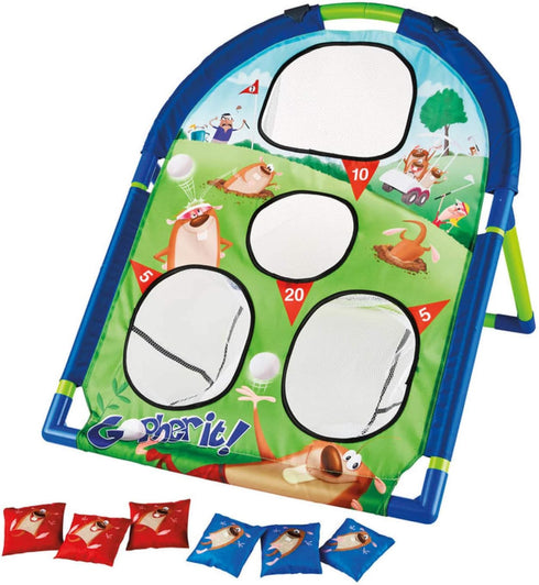 Kidoozie Gopher It Bag Toss, Indoor or Outdoor Toy for Children Ages 3 and Up