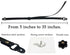 2 Pack Adjustable TV Safety Straps, No-Drill Adhesive Anti-Tip Furniture Anchors for Baby Proofing, Flat Screens Fix
