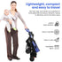 Grebest 4-Season 0-2 10kg Travel Baby Stroller, One-Hand Folding Infant Pushchair with Adjustable Backrest, Canopy