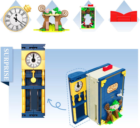 Fairytale Book Building Blocks Set - Educational Toys, Building Toys Gift for Birthday, Christmas, New Year