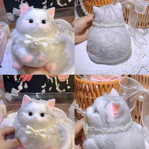 Extra Large Taba Squishy Kit, Cute Taba Squishy Cat for Adult/Kids DIY Dress Up, Stress Relief, Stimulating Creativity