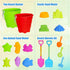 Holady 17 Set Pcs Beach Toy for Kids - Includes Bucket, Molds, Shovel, Rake, Sifter & Castle Toys - Sand Bucket