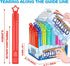 32 Pcs Neon Bubbles Party Favors - 8 Colors Mini Star Bubble Wands in Gift Box for Kids Birthday Treats