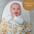 100% 47 47 Inches LollyBanks Baby Blankets, Muslin Cotton Swaddle Blanket for Boys, Large x Newborn Swaddle, Soft