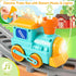 1 2 3 Set Counting, 18M+ Toddler Toys for Year Old, Electric Farm Animal Train with Music, Lights & Steam, Montessori