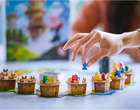 Wandering Towers Strategy Board Game About Trapping Wizards, Fun Family Games for 1-6 Players, Ages 10+, 30 Mins