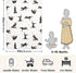 30" 40", Multi1 Swaddle Blanket Exercises Doberman Dog Cotton Blanket for Infants, Receiving Blanket, Lightweight Soft