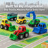 36 Set Pieces Pull Back Cars and Trucks Toy Mini Pocket Vehicles, Fighter Jets, Construction, Race Cars & Military Toys