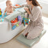 BXUYAOXMC Elbow Set, 4 Elbows Baby Bath Kneeler and Rest Pad Extra Large Memory Foam Kneeling Pad with Toy Storage