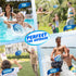 SOAK Waterproof Football, 9 Inches for Beach Pool Lake Park Games, Outdoor Toys for Kids