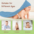 100% 32x32 Inch 2 Pack Organic Cotton Muslin Baby Hooded Towels Soft & Absorbent Baby Towels with Hood for Boys