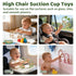 6 12 18 Baby High Chair Suction Toys Teething Chew - Silicone Apple Teething Relief Toys Silicone Teethers Table Toys