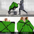 Zhbvncp Four-Leaf Clover Baby Car Seat Cover & Breastfeeding Nursing Cover - Breathable Stretch Fabric Multi-Use