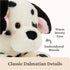 0 14 GUND Checkers Dalmatian Puppy Plush, Stuffed Animal Dog for Ages and Up, White/Black