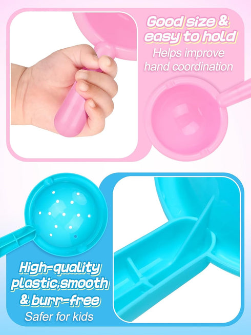 1-3 Swimming 3 Pack Small Bath Toys for Toddlers Age - Super Easy to Clean Water Table Toys, Baby Bath Tub Pool Beach