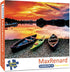 MaxRenard Sunset Scenery Jigsaw Puzzle 1000 Pieces for Adults, Canoe at Wetland During Sunset