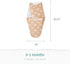 1.0, 3-Pack, 0-3 aden + anais Essentials Easy Swaddle Wrap Quick Change with Bottom Zipper, Snug Cotton Knit Baby Wrap