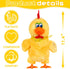 Electric Chicken Stuffed Animal Toy | Dancing Chicken Plush Toy with Sound and Music