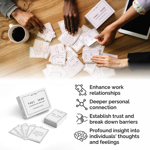 199 Teammates {THE AND} Coworkers Edition - Icebreaker Conversation Cards for Workplace - Team Building Game for Work