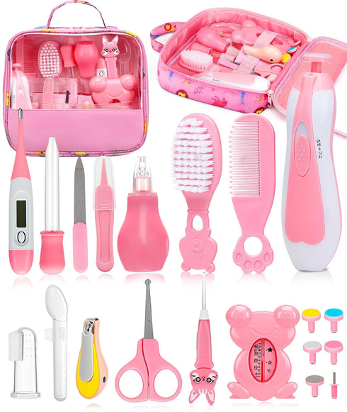 Baby Healthcare and Grooming Kit, Electric Safety Nail Trimmer Baby Nursery Kit,