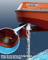 Yoyoom 1/72 2.4Ghz RC Boat, RC Tugboat for Pools and Lakes, High-Speed Remote Control Boat with LED Lights and Low