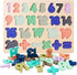 Wooden Puzzles for Toddlers, Kesletney Alphabet Number Shape Learning Puzzles for Kids