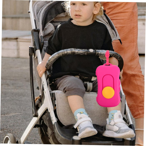 LIFKOME 8.85X4.72X1.18In Portable Baby Wipes Case Travel Wipe Dispenser Compact Lightweight Wet Tissue Holder