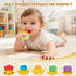 CAHILON 3 Baby Teething Toy for Babies Over Months, BPA-Free Silicone Teether, Teething Relief & Fun Play with Rattle