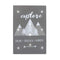 NoJo Mountains "Explore, Dream, Discover, Wander" Lighted Wall Decor, Grey, White, Charcoal