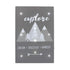 NoJo Mountains "Explore, Dream, Discover, Wander" Lighted Wall Decor, Grey, White, Charcoal