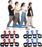 4 Legged Race Bands for Kids and Adults, Relay Race Team Building Games, Perfect for Carnival, Field Day, 2pk, Blue &