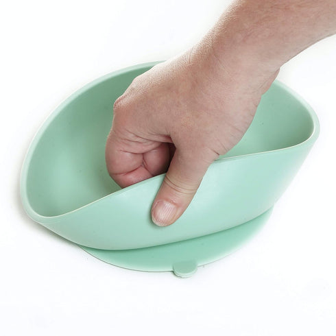 Silicone Baby Bowl with Suction Base for Feeding Babies 6+ Months, Mess-Free Eating, Dishwasher & Microwave Safe