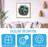 (L-13.4 13.3in -290 Wooden Puzzles for Adults, Embossed Sea Turtle Puzzle for Adults, Unique Shaped Wooden Jigsaw