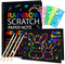 Cvvdycago Scratch Paper Art Crafts: Back to School Classroom Teacher Supplies Stocking Stuffers