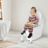 Potty Training Seat with Step Stool, Toddler Toilet Seat w/Ladder, Potty Training Chart, Splash Guard & Upgraded