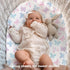 3 Pack Baby Bassinet Sheets Girl, Fitted Bassinet Mattress Sheets, Compatible with Halo Bassinest Swivel Sleeper&Oval
